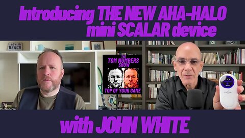 The New Healing Benefits of AHA-HALO portable scalar device with John White of Spooky2 😇💜🕊️