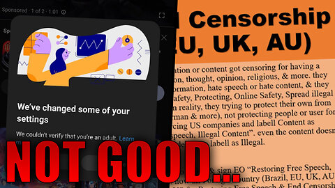 Foreign Country Are Forcing Censorship Globally | Must Fight Back!