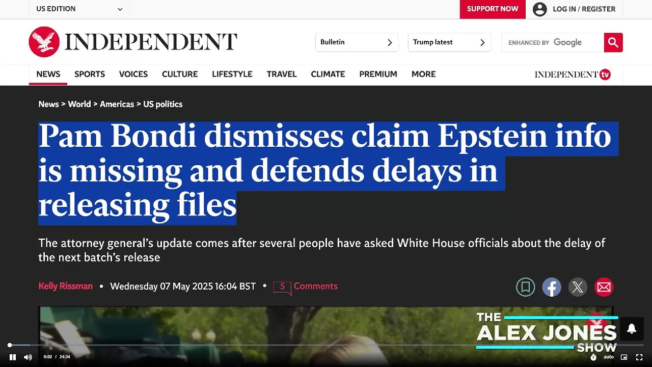 FBI Director Kash Patel & AG Pam Bondi Announce Results of “Operation Restore Justice!”