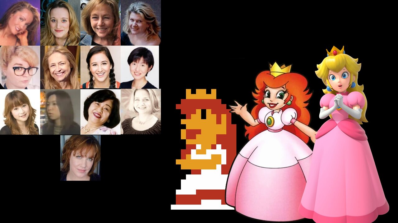Video Game Voice Comparison- Princess Peach/Toadstool (Super Mario)