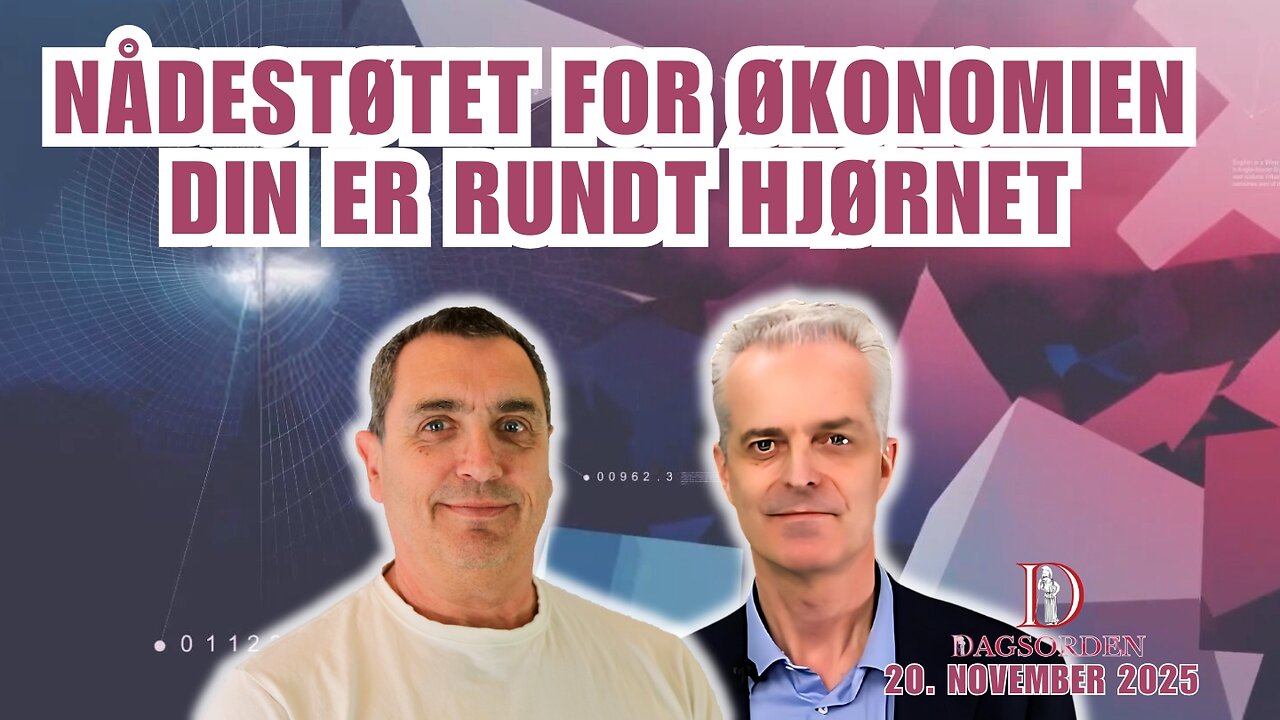 Nådestøtet for økonomien din er rundt hjørnet | Dagsorden 20. november 2025