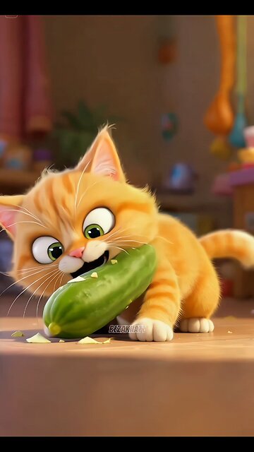 The cat got its revenge! Timun is no match for it anymore!