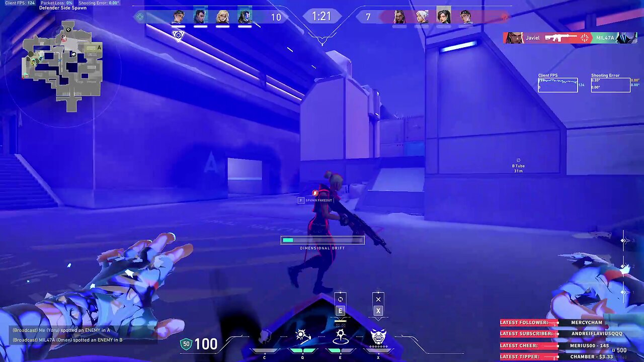 When Yoru's ultimate works and start the killingspree