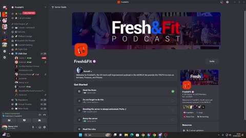 Red pilled discussion on the Fresh and Fit server: How often does Myron shit/steroids and the RP