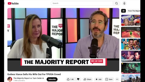 Sam Seder is a LYING GASLIGHTING JEWISH SUPREMACIST