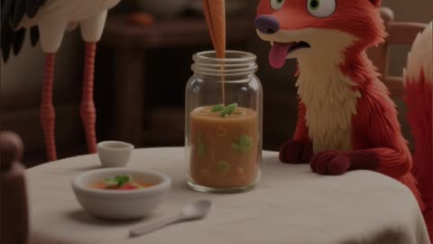 The Fox and the Stork – Moral Story | Long English Moral Story