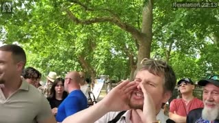 Speakers Corner-Not Being Dhimmis for 10 mins Straight, Police Calm Muslims - ft Bob, Ish, Young Bob