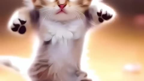 Dancing cat