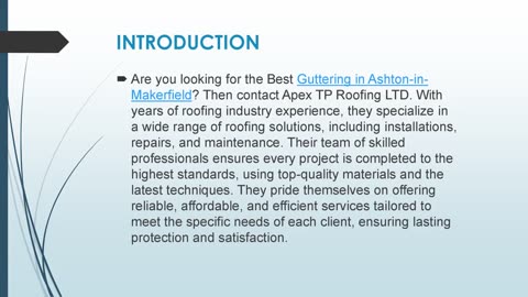 Best Guttering in Ashton-in-Makerfield