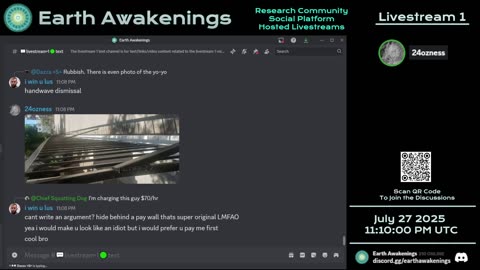 Earth Awakenings - Livestream 1 - #3321