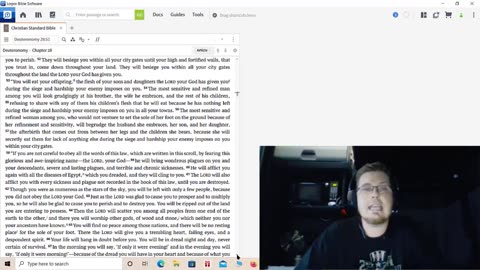 consequences of disobedience [The Bride of Christ]