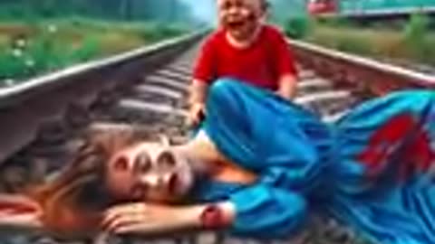 😥🐣Chick saves the baby👶🐣