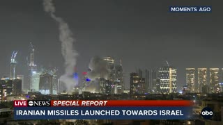 Iran launches missiles toward Israel, Israel working to intercept: IDF