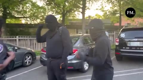 Judeo-Antifa harassing an elderly disabled woman