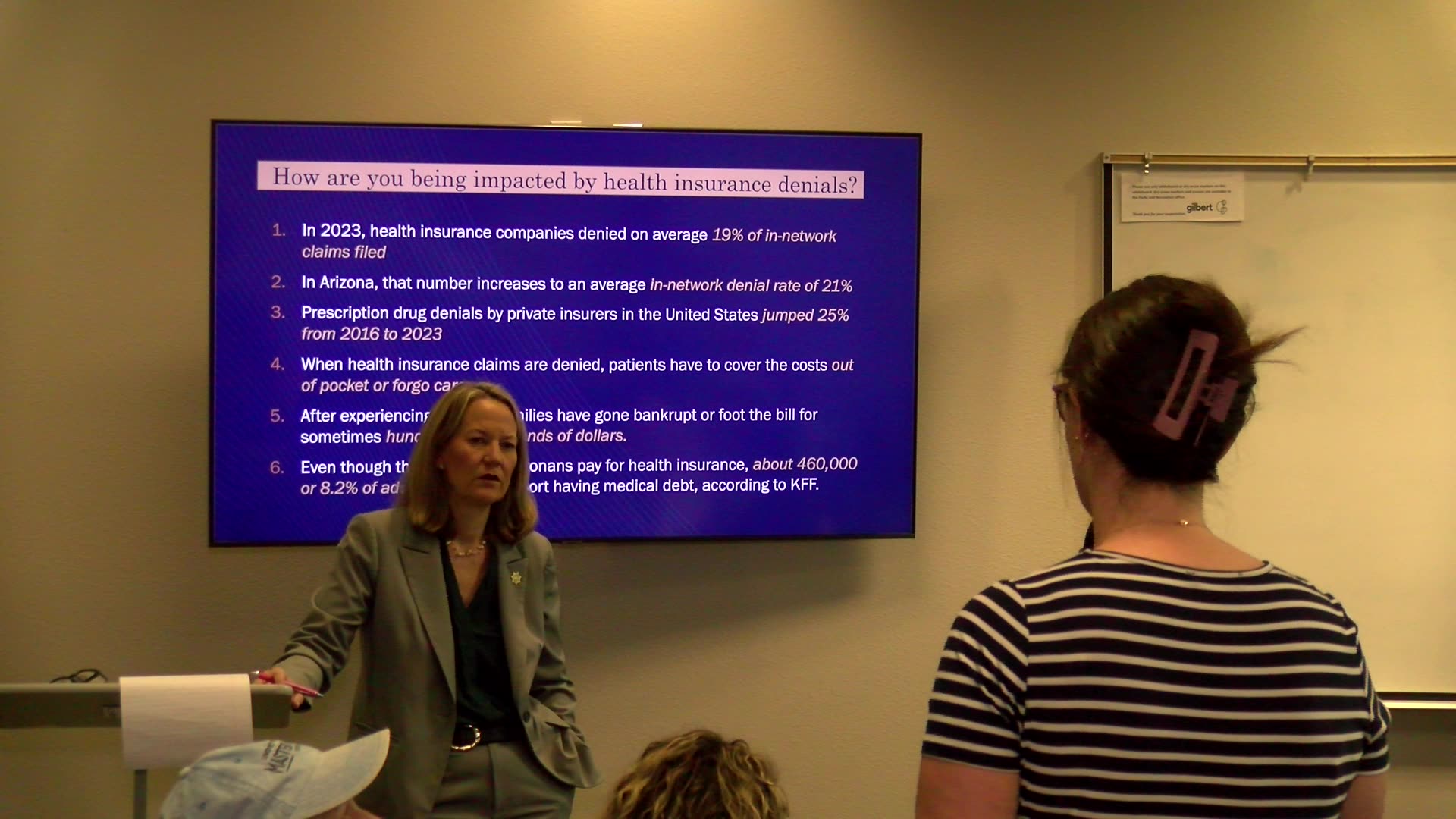 2 AZ Attorney General Kris Mayes Held Health Insurance Denials Town Hall Q&A