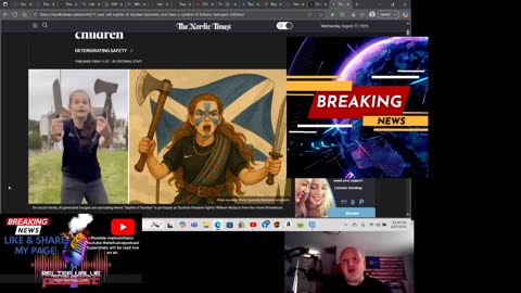 14 yr Scottish hero defends her sister and friends from illegals