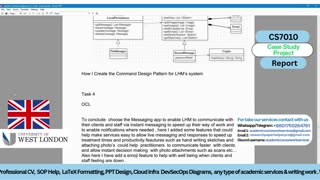Client Work (Case Study Project) | CS7010 Applied Software Engineering | UWL London