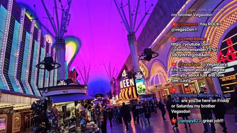 🚦 LIVE 🎤 Las Vegas 🔴 LIVE 🎶 MUSIC PARTY 🌟 Fremont Street 🎸Come JOIN the FUN VIBES! #subscribe