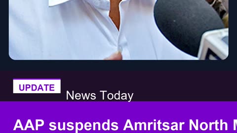 AAP suspends Amritsar North MLA Kunwar Vijay Pratap Singh from party for five years