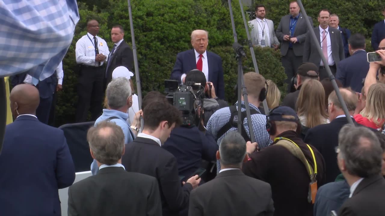 President Trump and The First Lady Participate in the 2025 White House Easter Egg Roll
