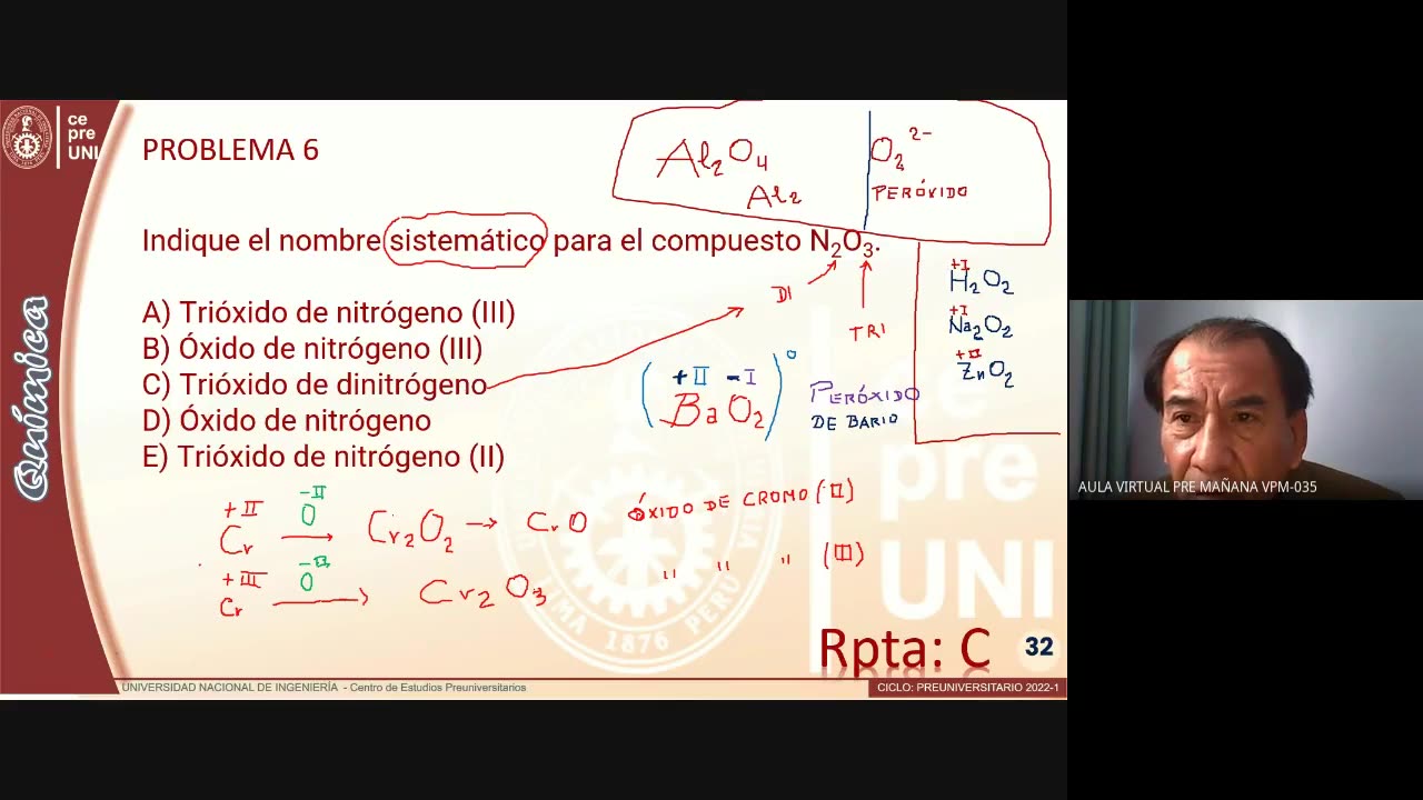 CEPRE UNI 2022 - 1 | Semana 07 | Química S1