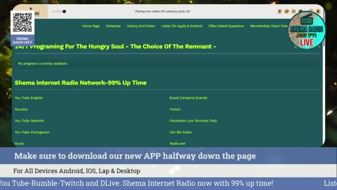 Shema Internet Radio Live Daily Stream