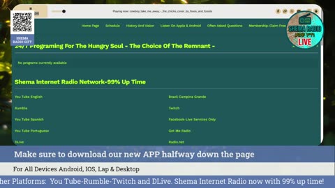 Shema Internet Radio Live Daily Stream