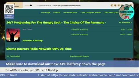 Shema Internet Radio Live Daily Stream