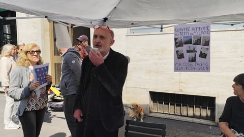 L'INIZIATIVA NO 5G ELETTROSMOG, A MILANO - Intervento di Sergio Crippa