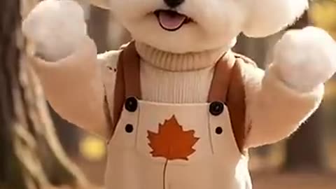 dog dacing white Poodle