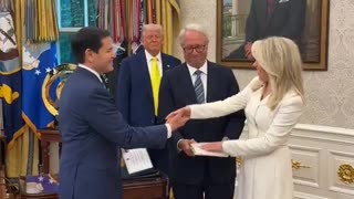 Monica Crowley is officially sworn in as Ambassador and Chief of Protocol of the United States 🇺🇸