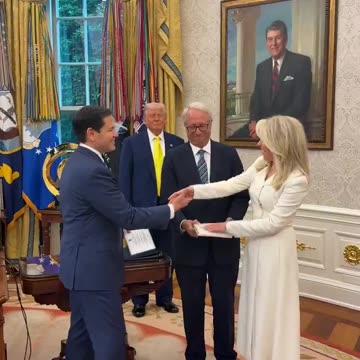 Monica Crowley is officially sworn in as Ambassador and Chief of Protocol of the United States 🇺🇸