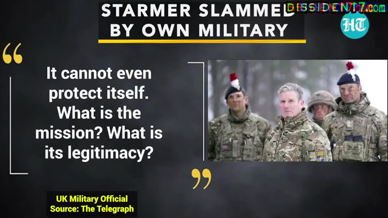 British Army Revolts Against Starmer Over UK Boots on The Ground in Ukraine Well Done Boys
