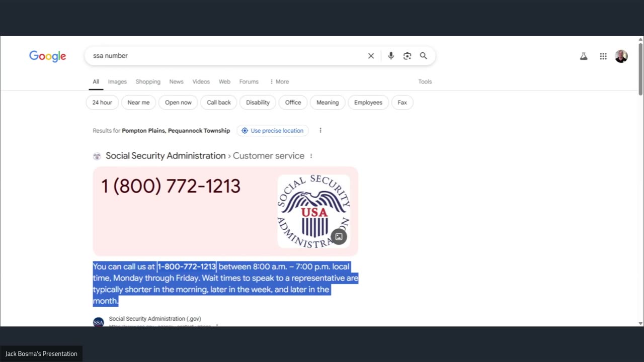 SSA 1 (800) 772-1213