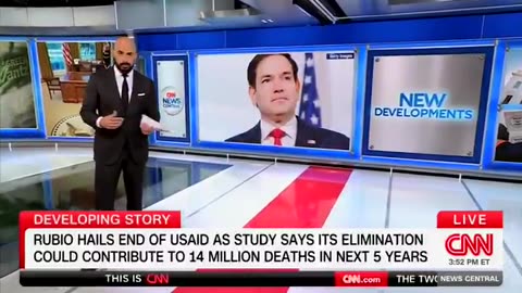 CNN: "Trump defunding USAID could mean 14 million deaths in the next 5 years"
