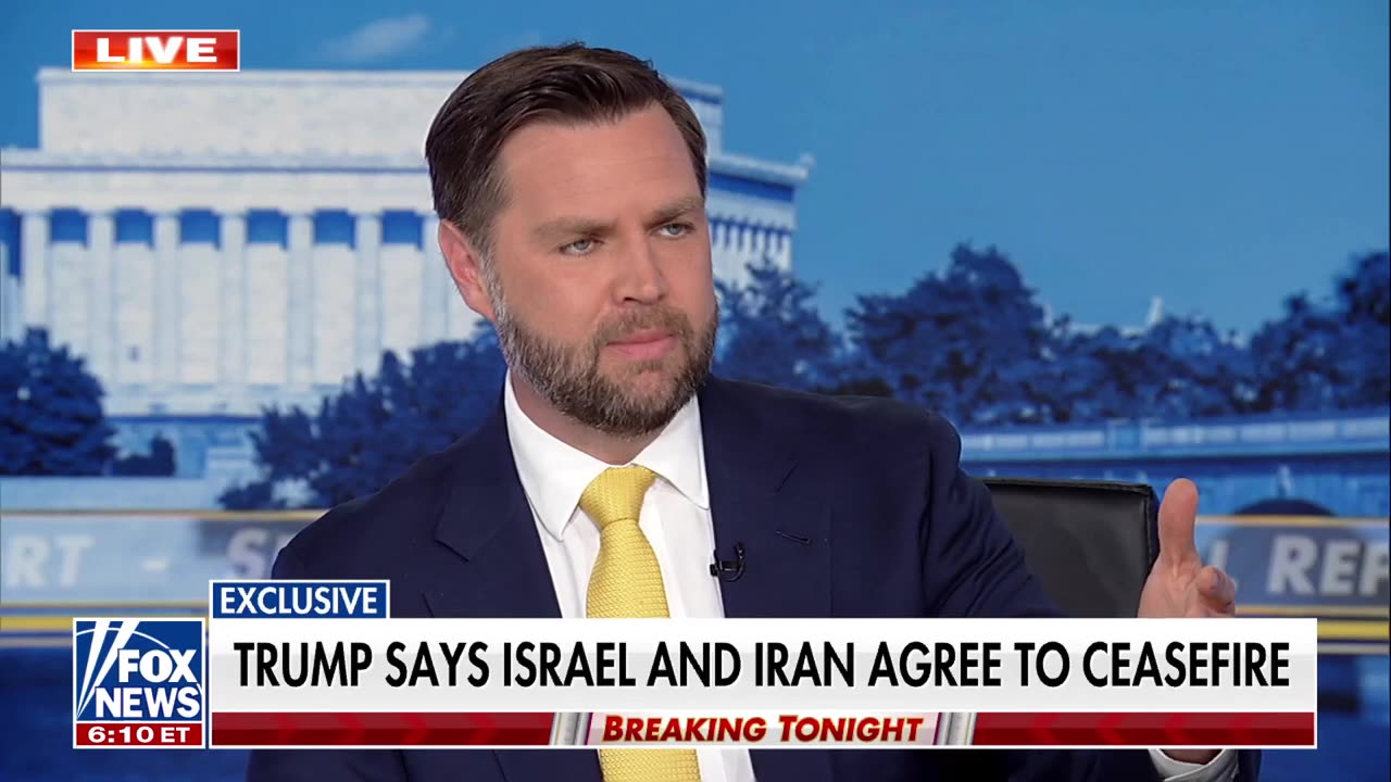 VP Vance 💥 Trump announces Iran, Israel have agreed to ceasefire