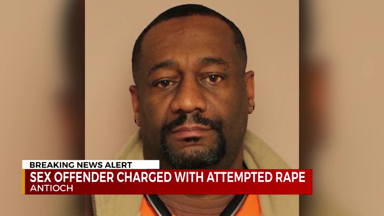 Black sex offender charged with attempted rape