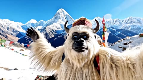Yeti vlog in Nepal beautiful ai video