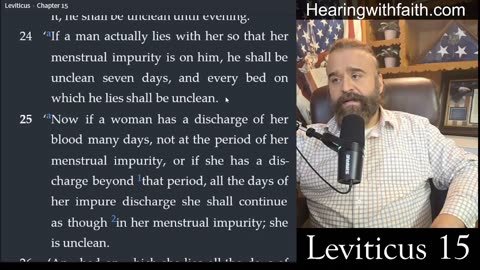 Leviticus 15: Purity Laws and Christ’s Cleansing Live Bible Study