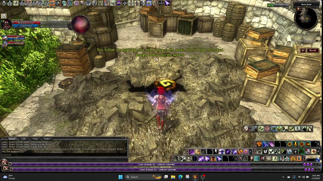 Sharn Docks - Rat Quest Elite - FAIL