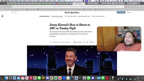 Charlie Kirk, Jimmy Kimmel and Today's Political Moment