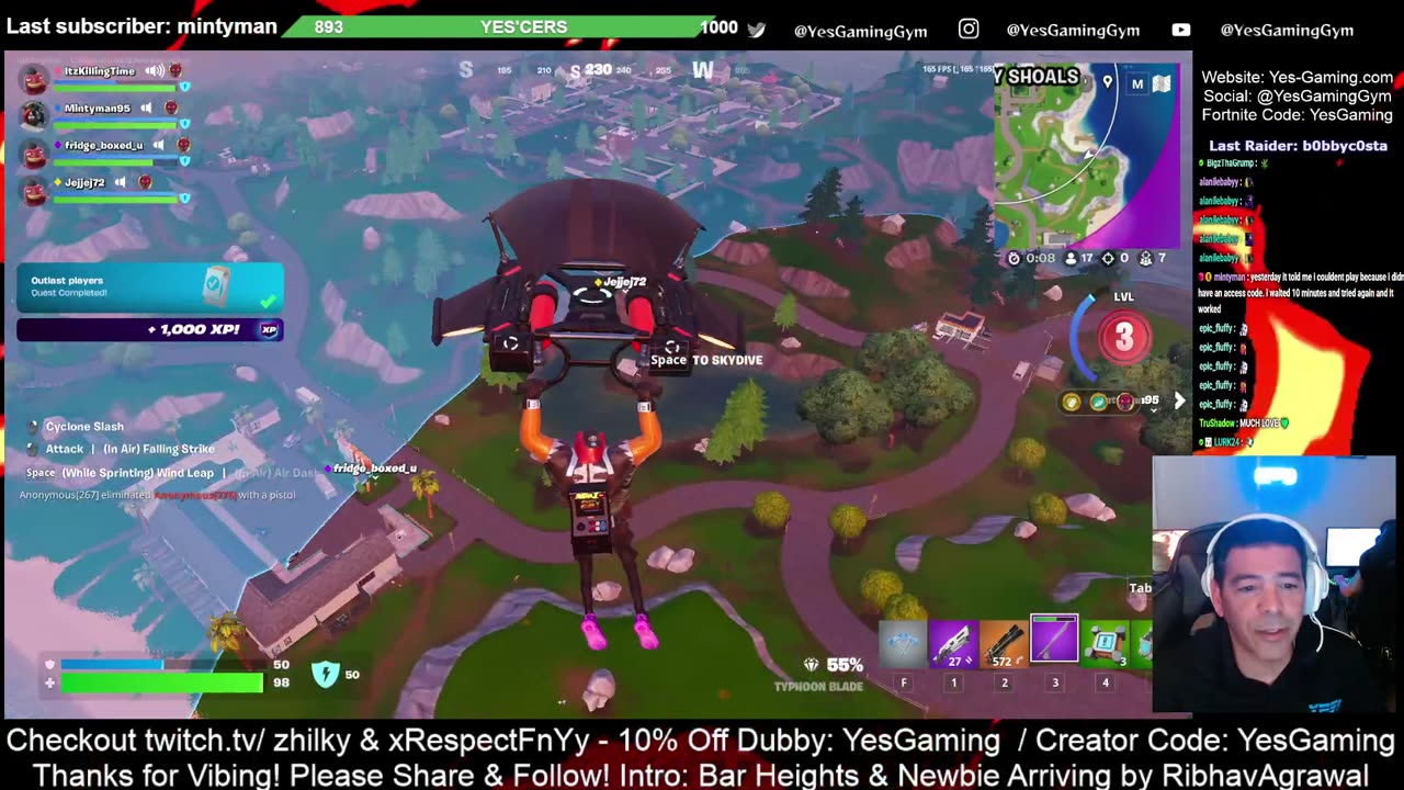 Friday Night Fortnite Daily Show with Host DjSoYES at YES! Gaming in Fishers