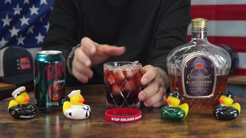 Americo Alanis III - Crown Royal Blackberry Whiskey & Dr Pepper Cherry Soda