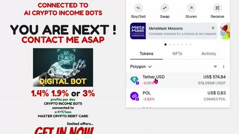 DIGITAL BOT DEMO (NEDERLANDS & ENGLISH) ADD DIGICOIN TOKEN TO METAMASK - TOP TEAM ROB BUSER