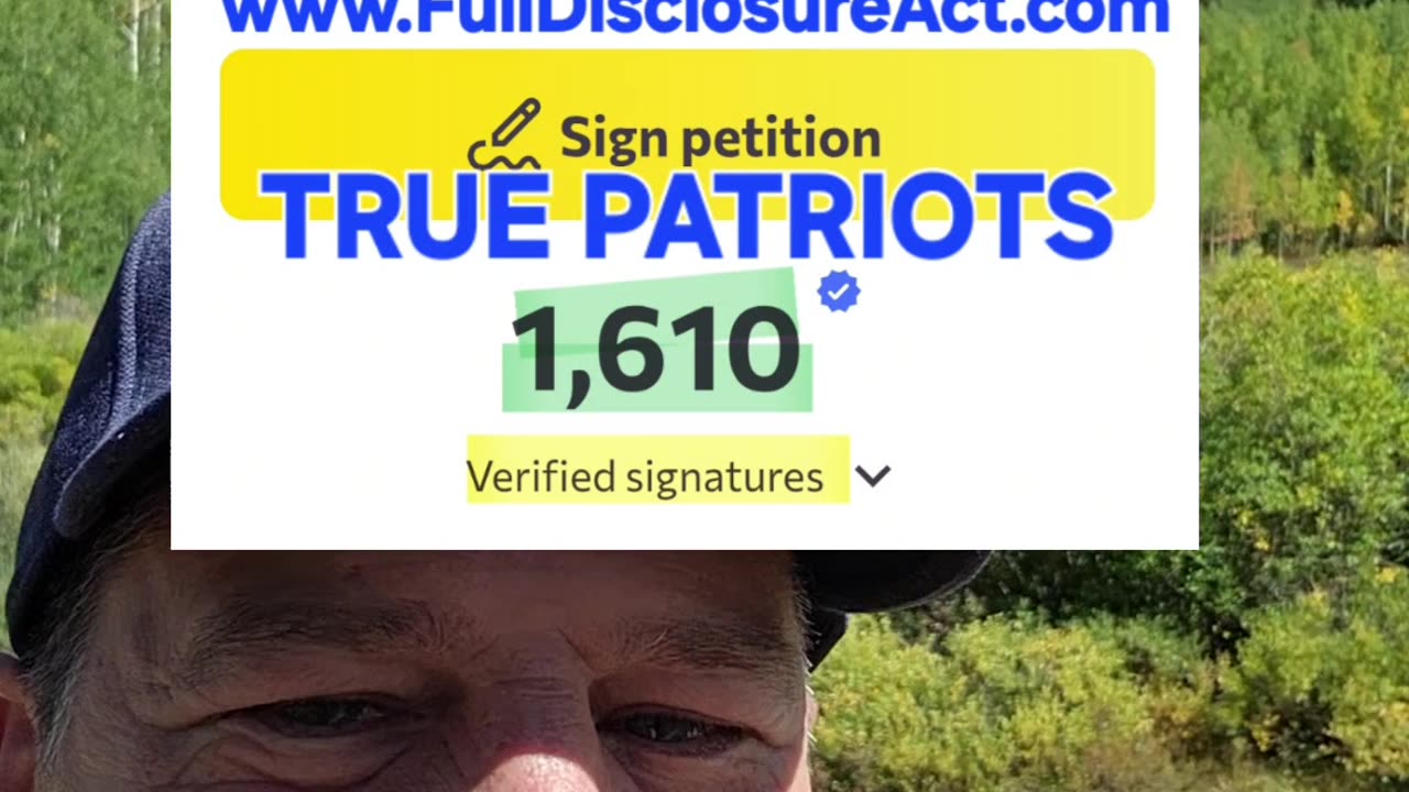 1500 STRONG ON THE FULL DISCLOSURE ACT - WHY NOT YOU?