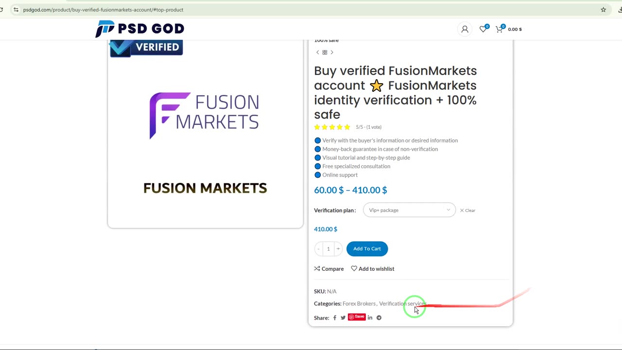 Buy verified FusionMarkets account ⭐️ FusionMarkets KYC 100 Verified ⭐️