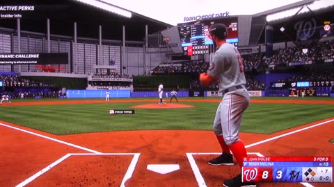 MLB The Show: Washington Nationals vs Miami Marlins (S19 NLDS G3)