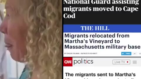 Democrats Deporting 48 Illegal Migrants at Martha's Vineyard in Sep 2022