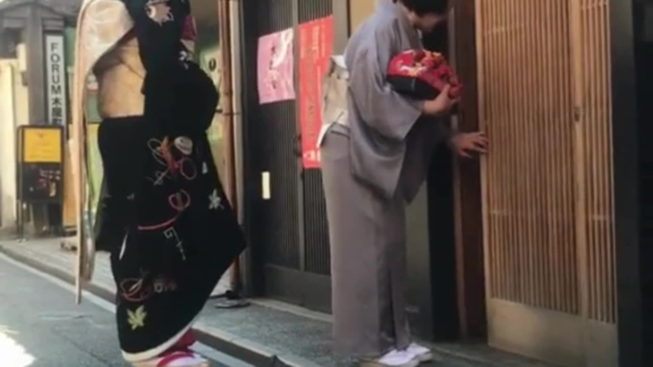 Elegant Geisha in Kyoto 🌸👘