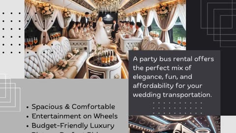 Cheap Party Bus Rentals for Weddings Arrive in Style without Overspending!